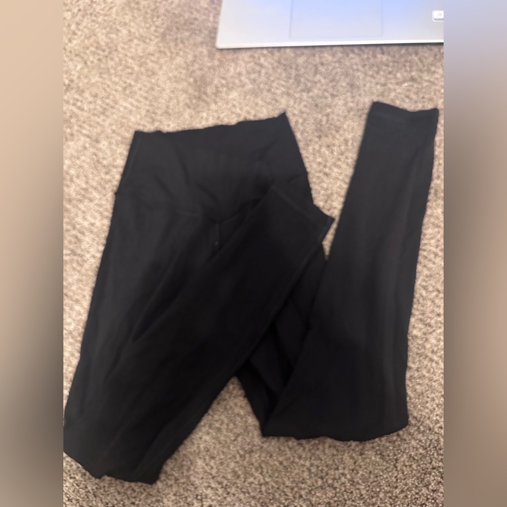 Black aerie cross over leggings
